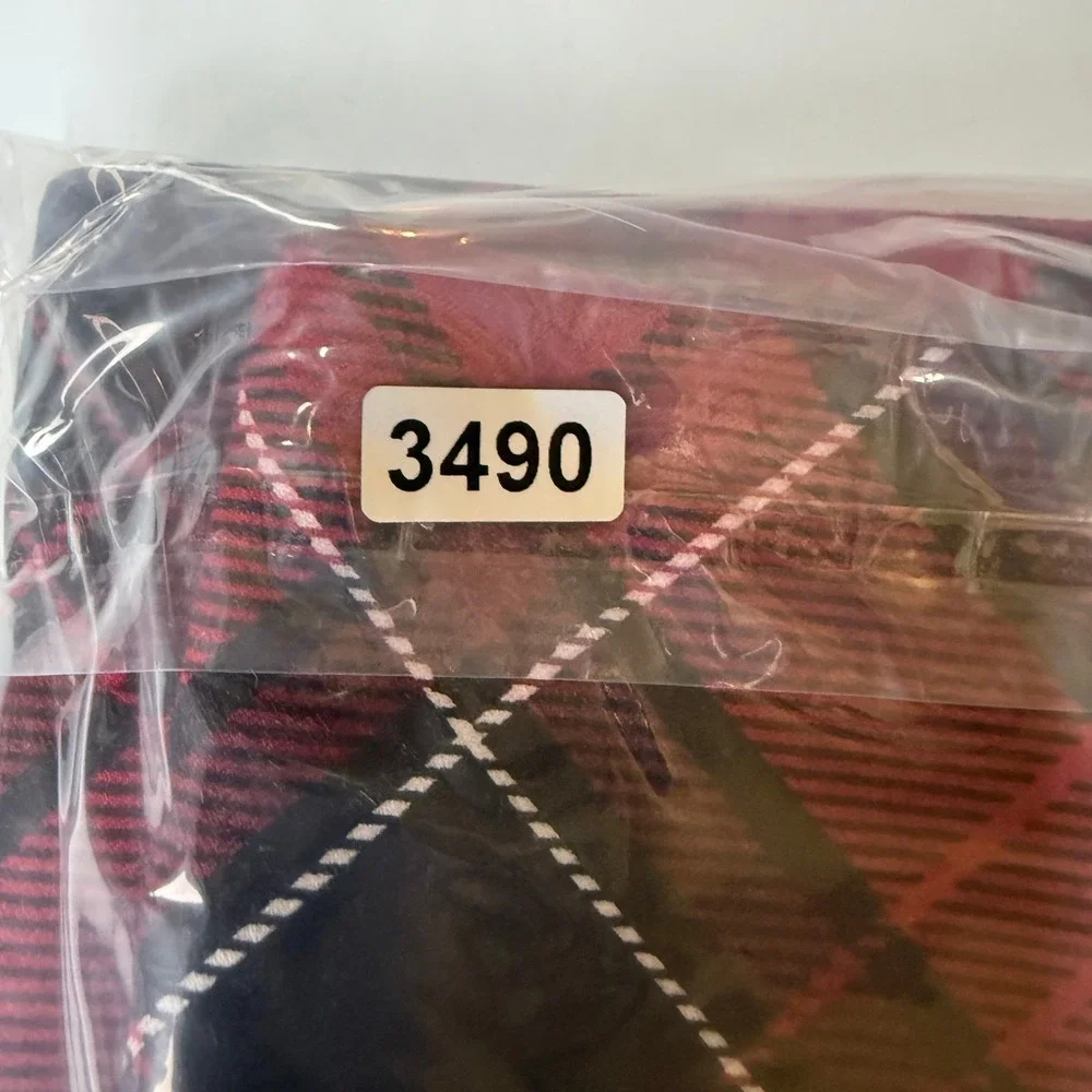 Torrid Pants Womens 4XL Red Black Plaid Pixie Pull‎ On Plus Size Stretch Holiday